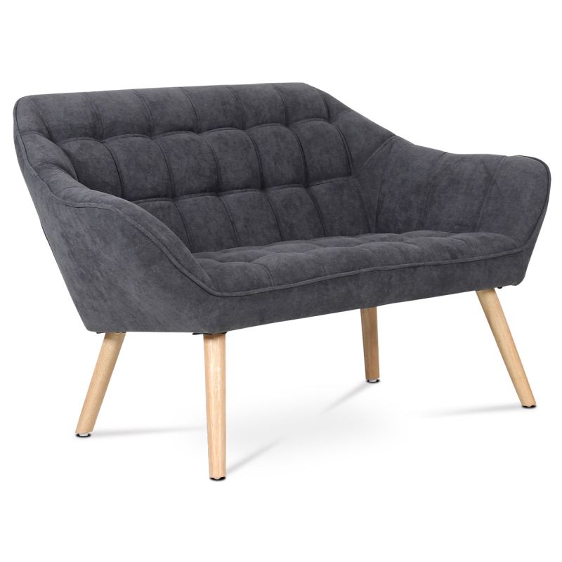 Dvojsedačka, sivá látka, AK-322 GREY2