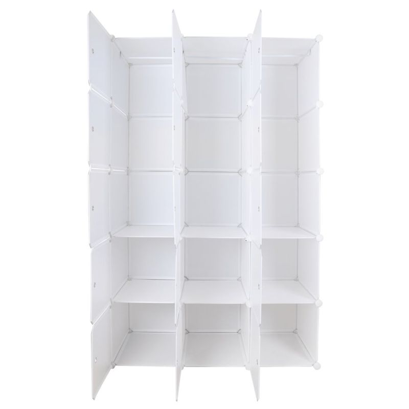 Modulárna multifunkčná skriňa, 111cm, biela, ZALVO