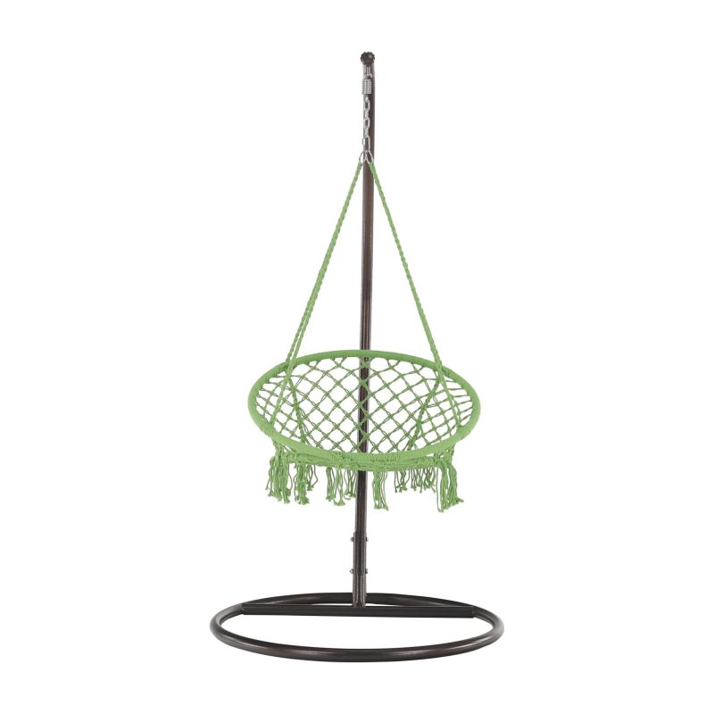 Závesné kreslo, zelená greenery, AMADO 2 NEW