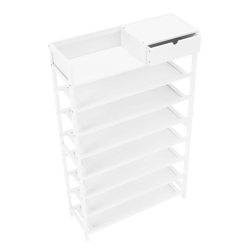 Botník, 70cm, 7-radový, biely, KATLEY