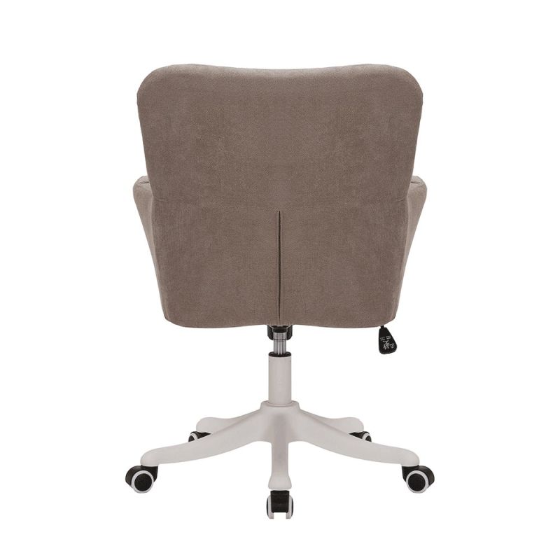 Kancelárske kreslo, sivohnedá Taupe látka, LOREL