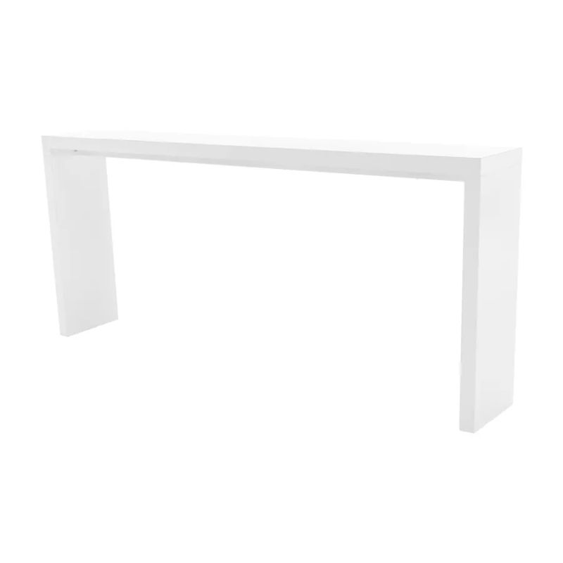 Konzolový stolík, 183cm, biely, FITRON