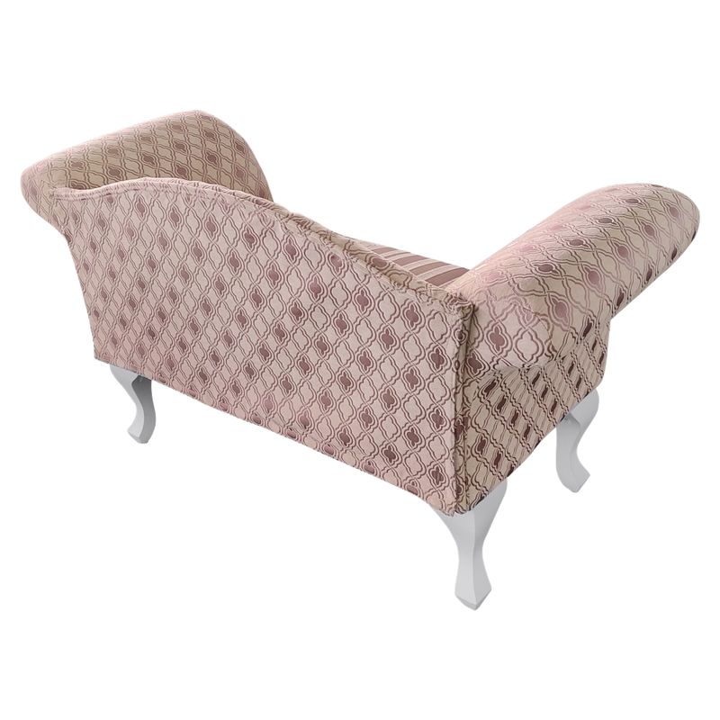 Pohovka, 122cm, krémovo-sivá látka, FABRICIO