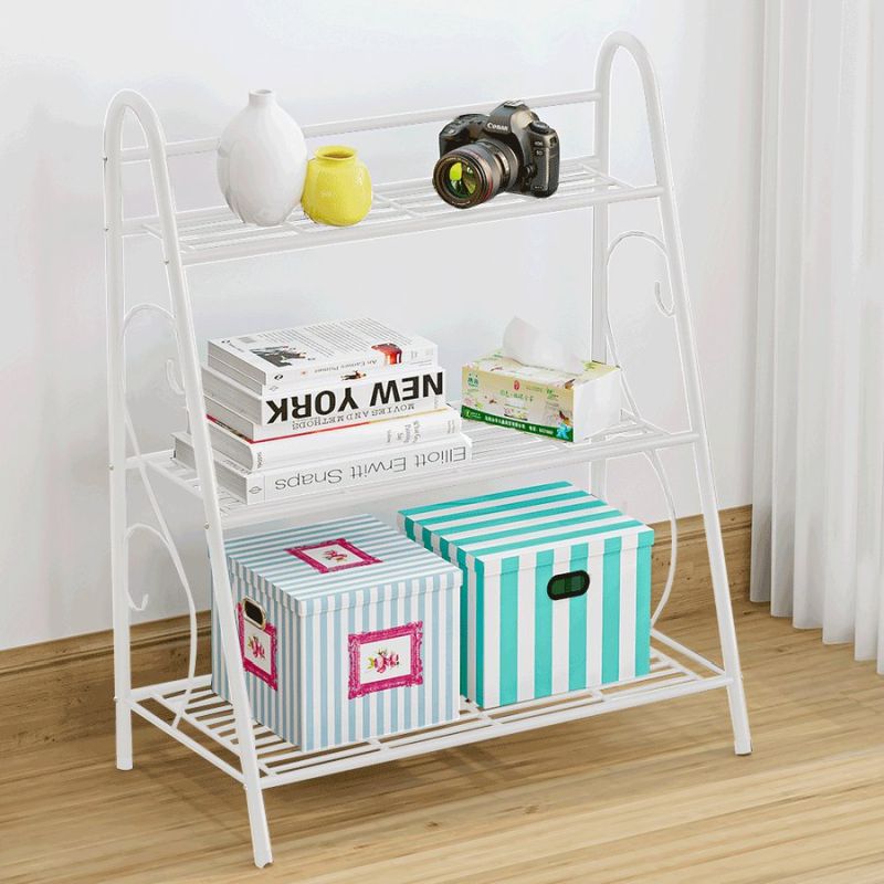 Regál, 63cm, 3-policový, biely, VERUMA