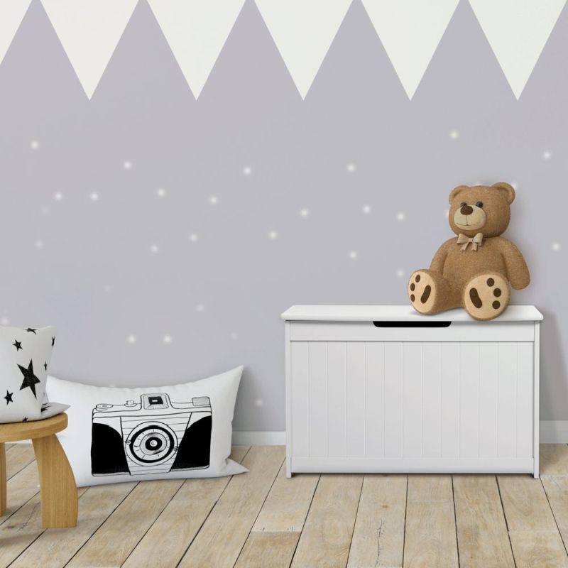Úložný box, 80cm, biely, KORDELIA