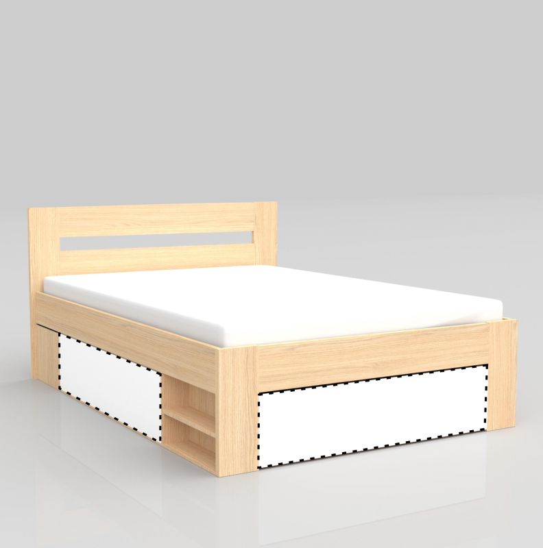 posteľ REA KIRA 140, dvojlôžko, lancelot