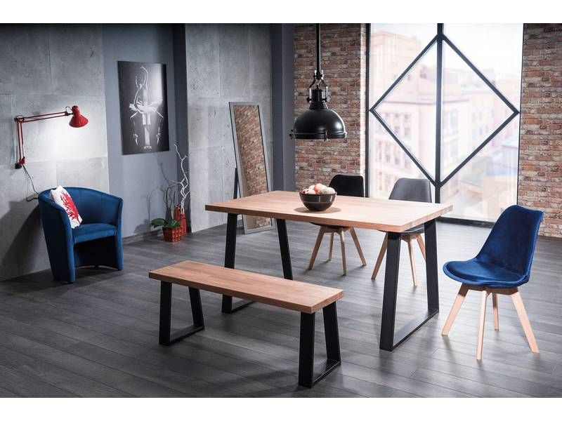 Jedálenská stolička, granátová látka, nohy buk, Signal, DIOR VELVET