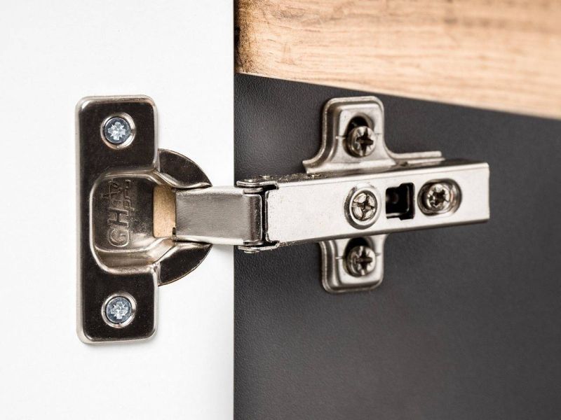 Skrinka do kúpeľne, 35cm, sivá, vysoký lesk, BALI GRAFIT 830