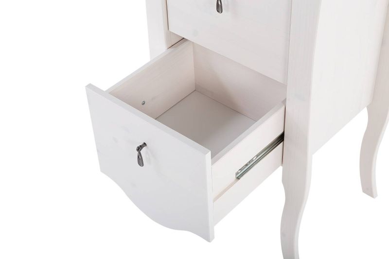 Skrinka do kúpeľne, 45cm, biela, ELISABETH 810