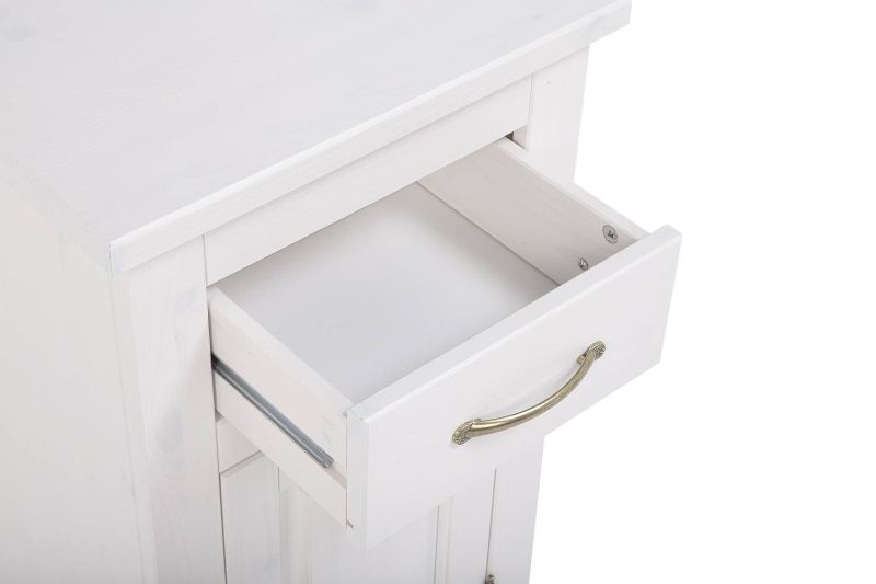 Skrinka do kúpeľne, 45cm, biela, ROMANTIC 810