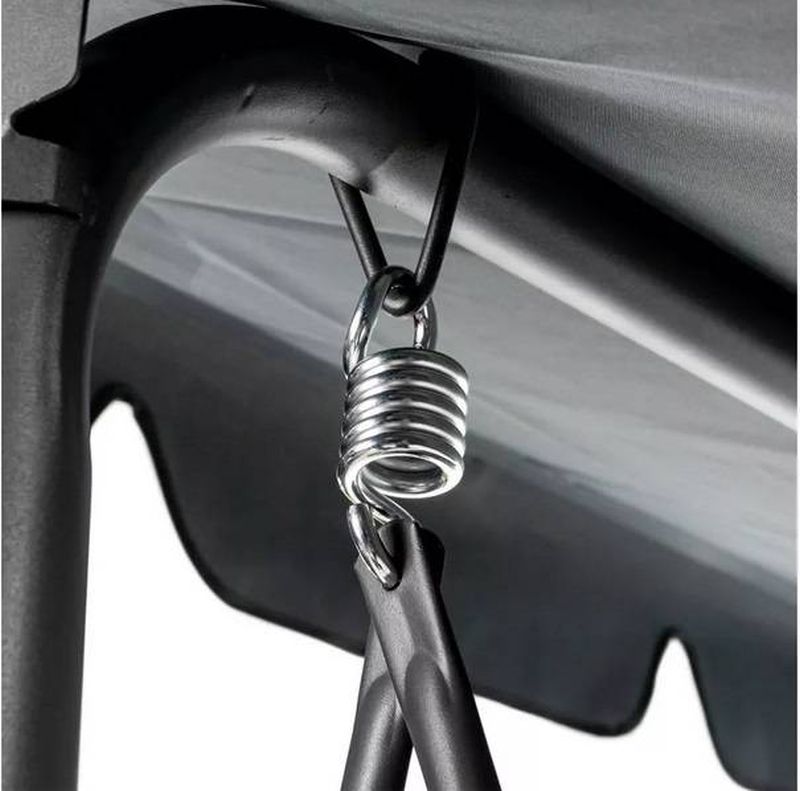 Záhradná hojdačka, tmavosivá, MRP AMATA