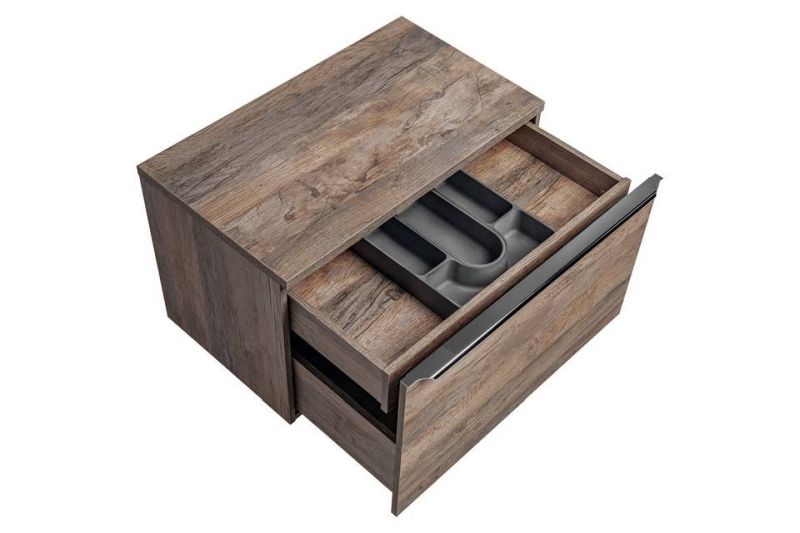 Skrinka pod umývadlo, 80cm, dub santa fe vintage, SANTA FE OAK 82-80