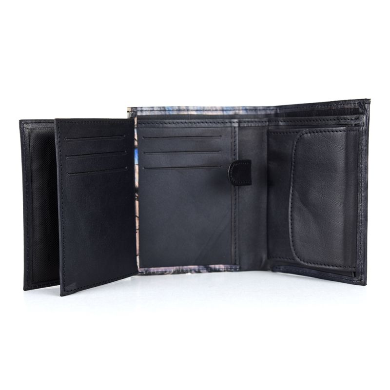 Ručne maľovaná kožená peňaženka 8560 s motívom Pod palmami