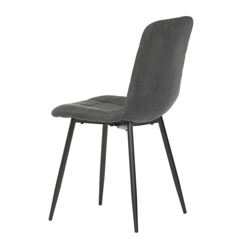 Stolička, sivá, látka, CT-281 GREY2