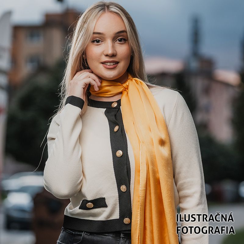 Hodvábna šatka FIALOVÁ 90 x 90cm