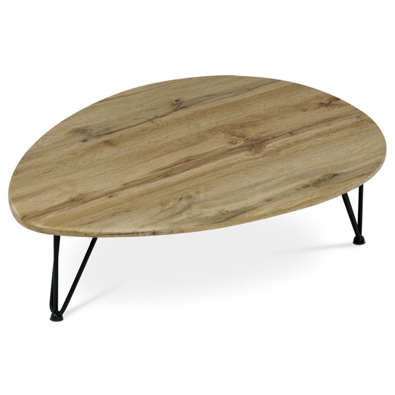 Konferenčný stolík 94x69cm, MDF divoký dub, AF-3013 OAK