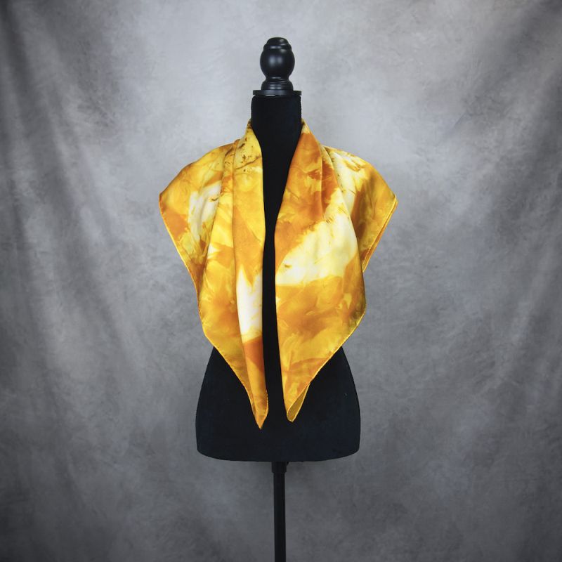 Hodvábna šatka LIMITED_094, Vyrobená na Slovensku, 90 x 90cm