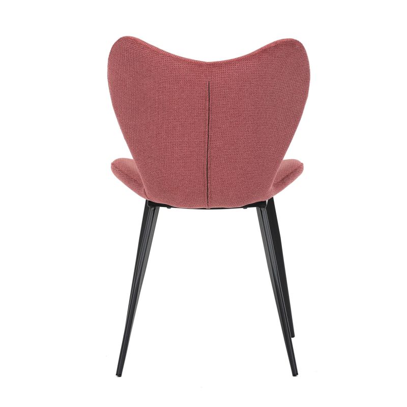 Jedálenská stolička, červená, látka, DCL-1031 RED2