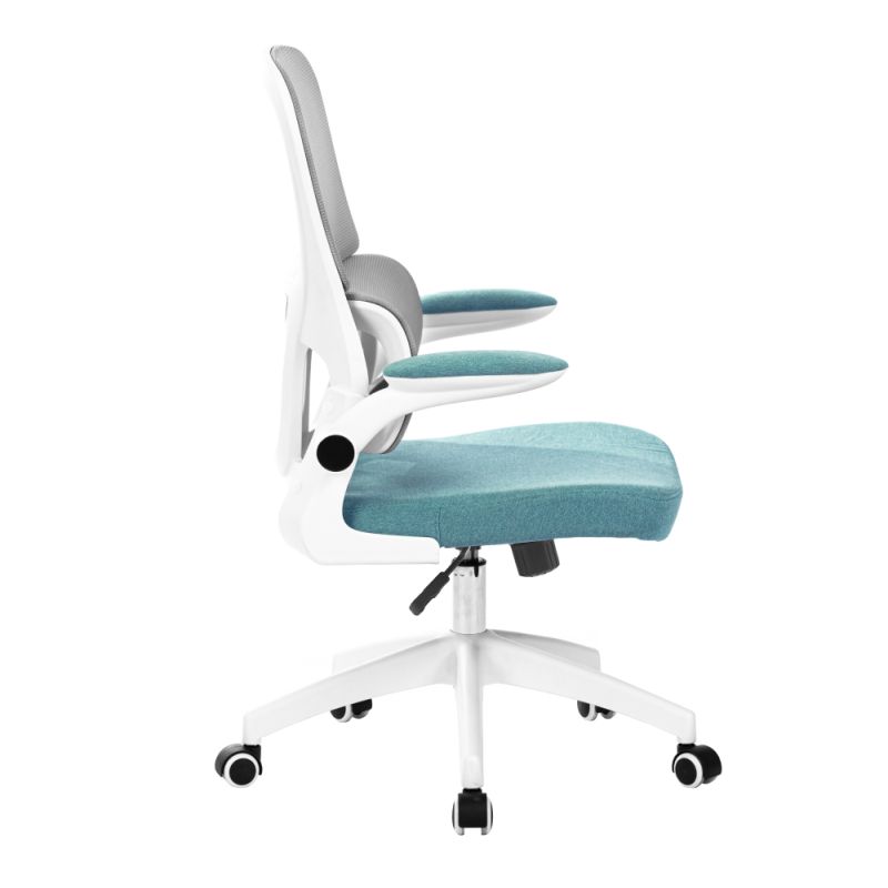 Kancelárske kreslo, hnedá sieťovina, neomint látka, RAMIRO