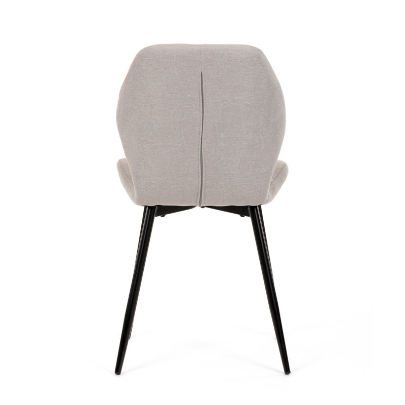 Jedálenská stolička, hnedá, látka, CT-285 LAN2