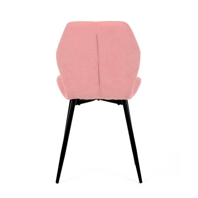 Jedálenská stolička, ružová, látka, CT-285 PINK2