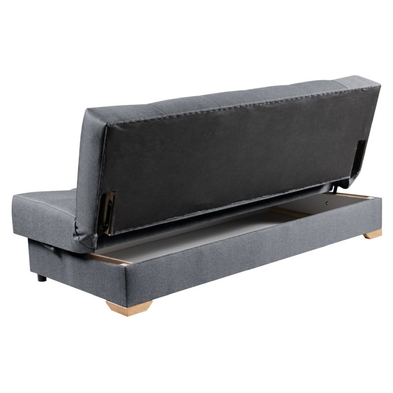 Rozkladacia pohovka, sivá, GINY