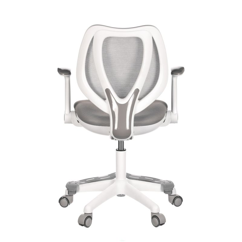 Detská stolička, sivá, sieťovina, 120 kg, KA-C806 GREY
