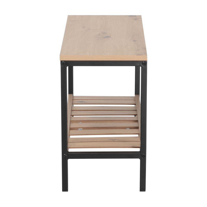 Botník, 70cm, dub, čierny, REST