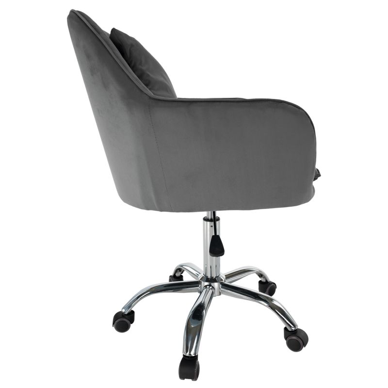 Kancelárske kreslo, sivá látka, KLIAN