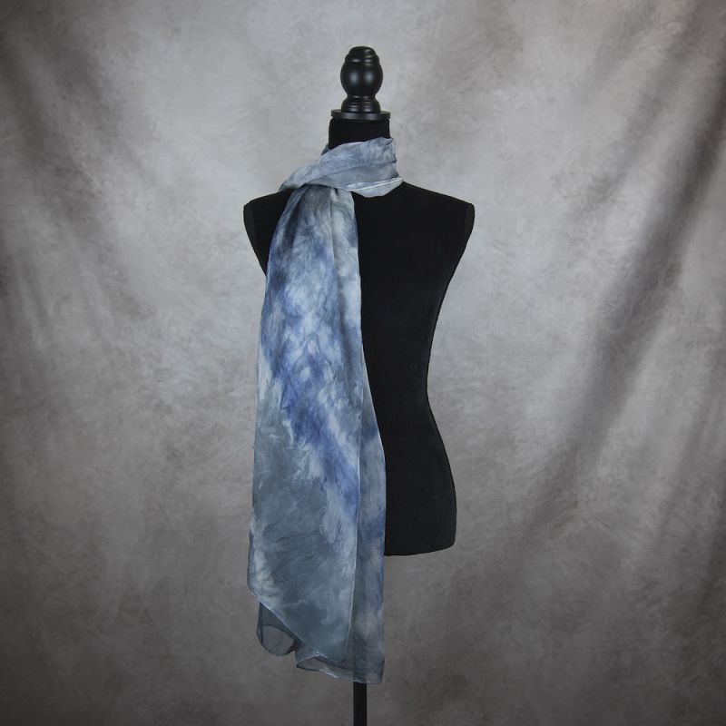 Hodvábny šál LIMITED_046, Vyrobený na Slovensku, 180 x 110cm