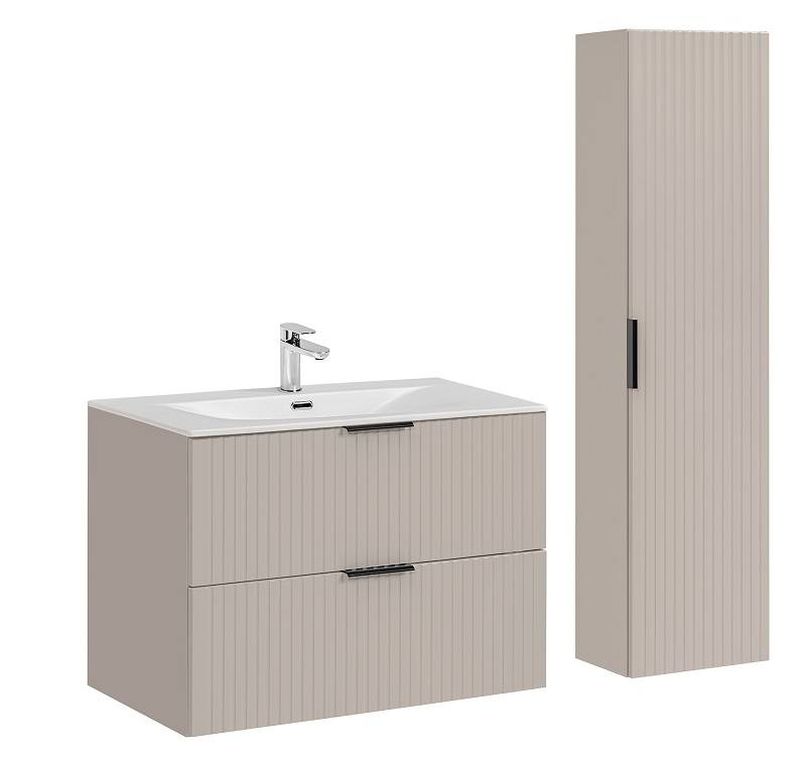 Skrinka pod umývadlo, 80cm, cashmere, ADEL CASHMERE 82-80-B-2S