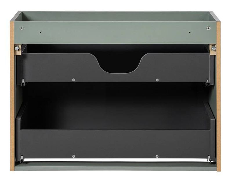 Skrinka pod umývadlo, 80cm, reed green, LINE REED GREEN 82-80-2S