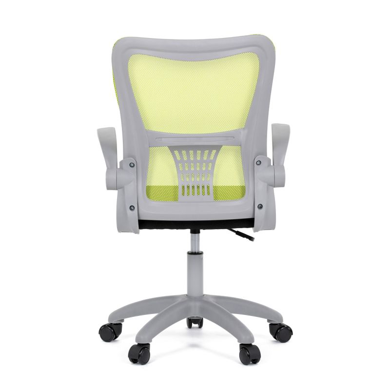 Detská stolička, zelená, sieťovina, 120 kg, KA-K2008 GRN