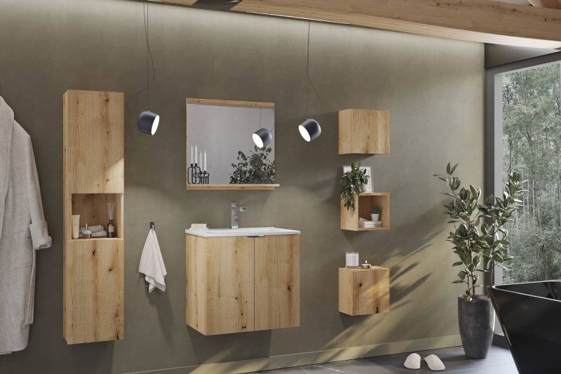 Skrinka do kúpeľne, 30cm, dub coast evoke, NOVA OAK 83-30-1DQ