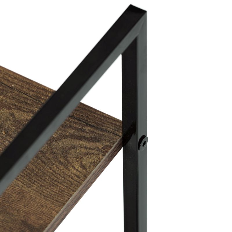 Regál, 29cm, kov, MDF, staré drevo, GD-214 OLW