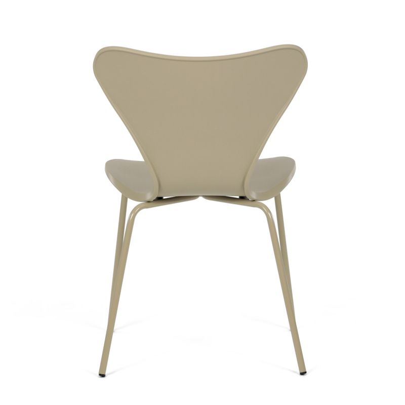 Jedálenská stolička, plast, hnedá, CT-X7034 CAP