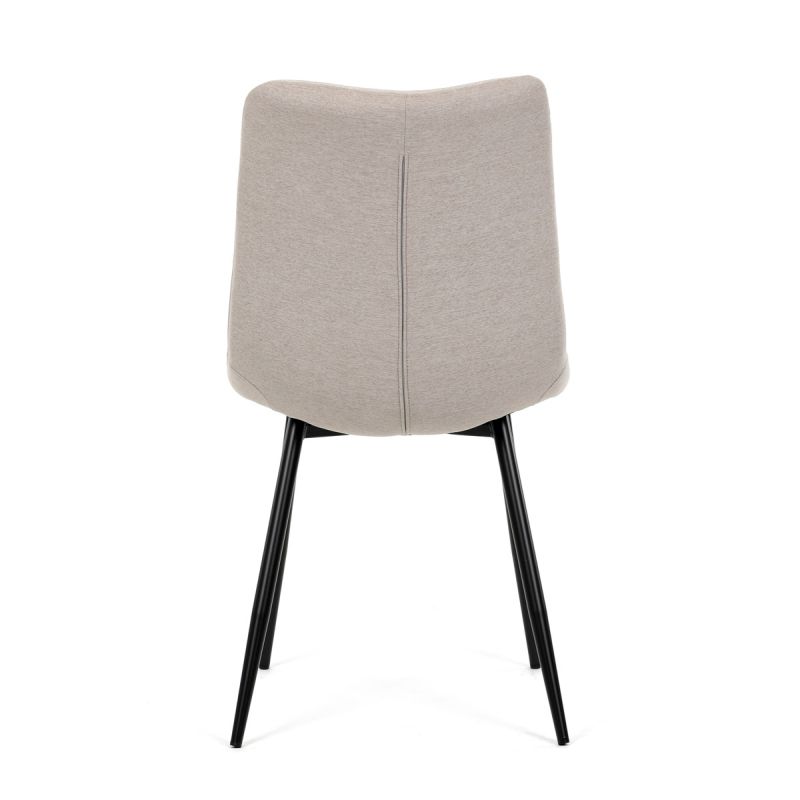 Jedálenská stolička, hnedá, látka, DCL-193 CAP2