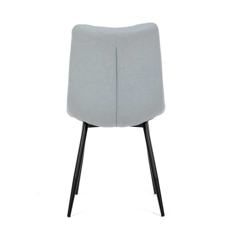 Jedálenská stolička, sivá, látka, DCL-L1094 SIL2