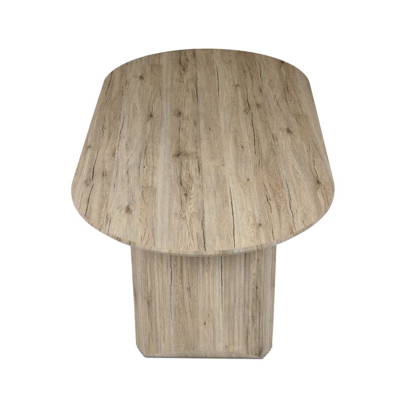Jedálenský stôl 200x100cm, MDF, dub san remo, HT-W1578 SRE