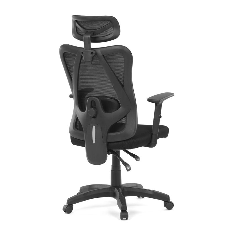 Kancelárska stolička, čierna, sieťovina, 120 kg, KA-R215 BK