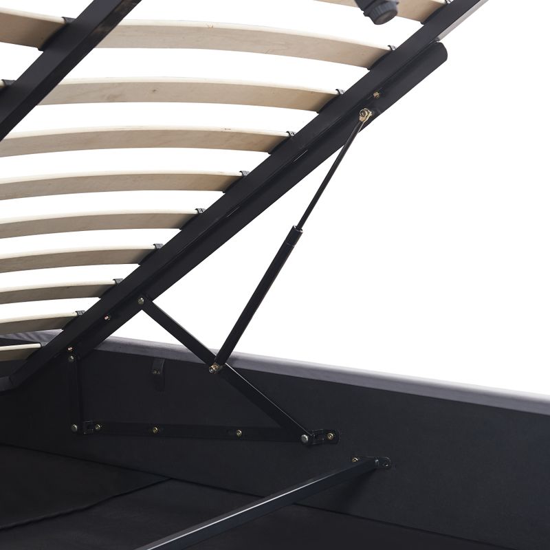 Manželská posteľ, 180x200, s roštom, sivá, MINDY