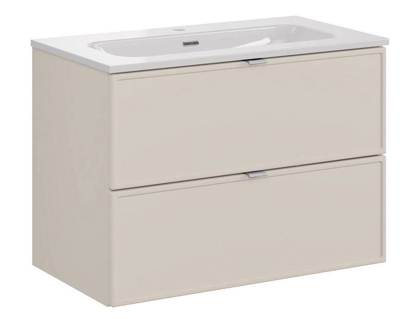 Skrinka pod umývadlo, 80cm, cashmere mat, BELLA 82-80-46-2S