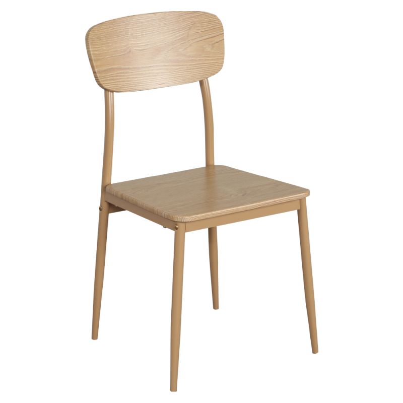 Jedálenský set 1+4, 110x70cm, MDF, dub prírodný, LAMIR