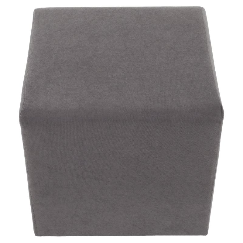 Taburet, 40cm, sivá látka Alova, REGOR