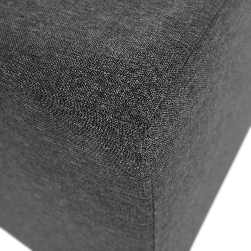 Taburet, 40cm, sivá látka Savana, REGOR