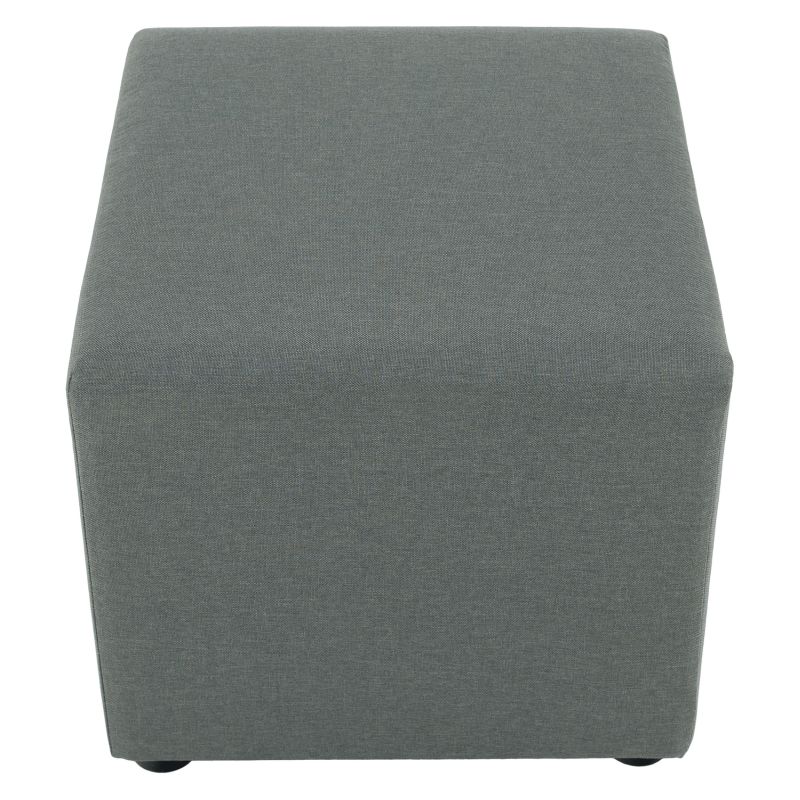 Taburet, 40cm, zelená látka Savana, REGOR