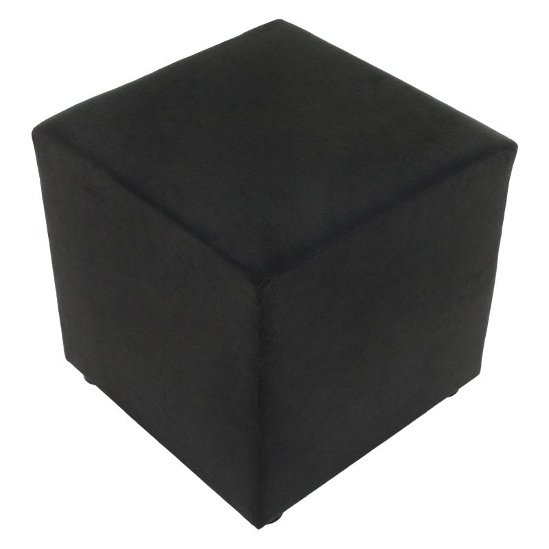 Taburet, 40cm, čierna látka Alova, REGOR