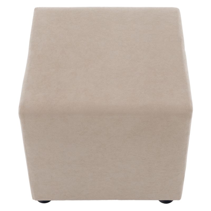 Taburet, 40cm, béžová látka Alova, REGOR