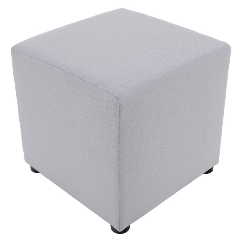 Taburet, 40cm, svetlosivá látka Savana, REGOR