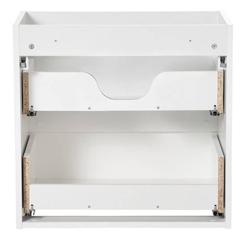 Skrinka pod umývadlo, 60cm, biela, NOVA WHITE 82-60-2S